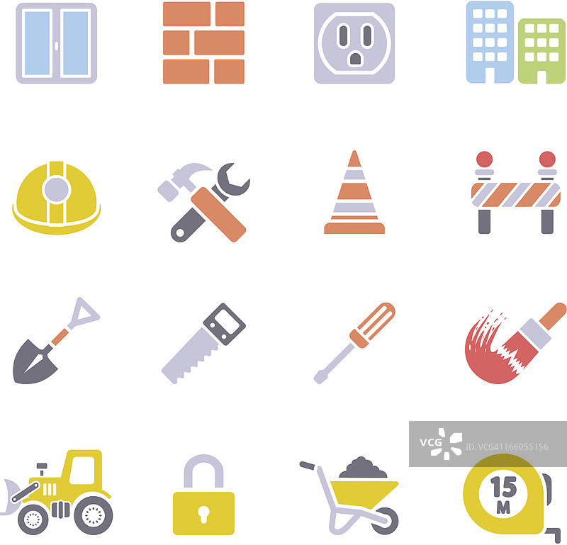 建筑图标图片素材