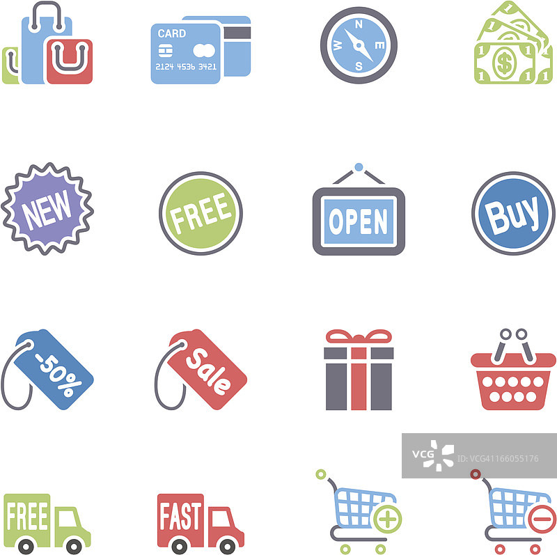 购物的图标图片素材