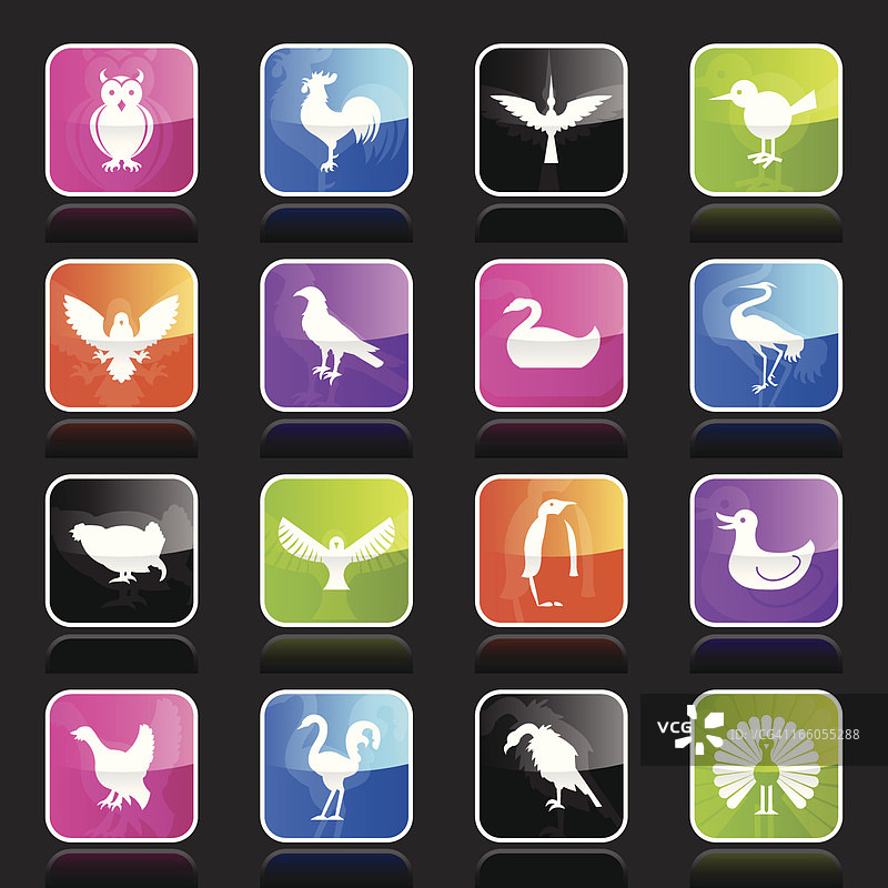 Ubergloss图标 - 鸟类图片素材