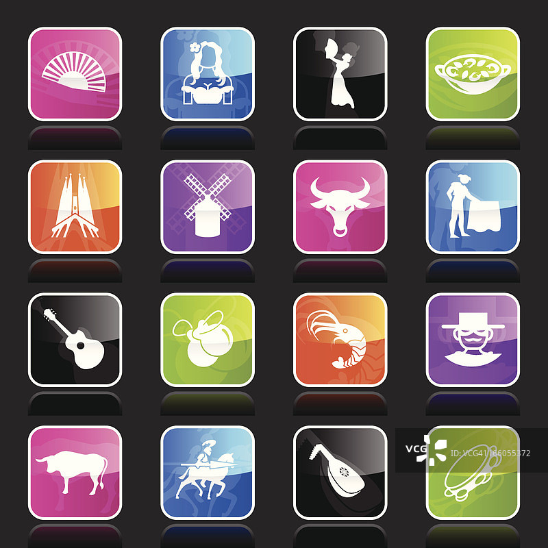 Ubergloss图标 - 西班牙图片素材