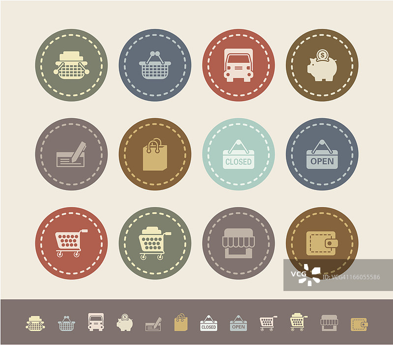 购物的图标图片素材