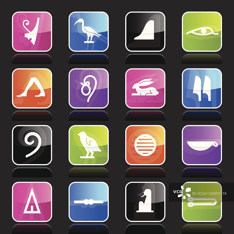 Ubergloss图标 - 象形文字图片素材