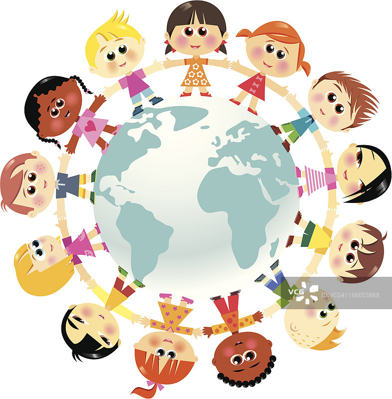 世界各地团结的儿童图片素材