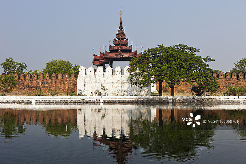 缅甸曼德勒皇宫图片素材