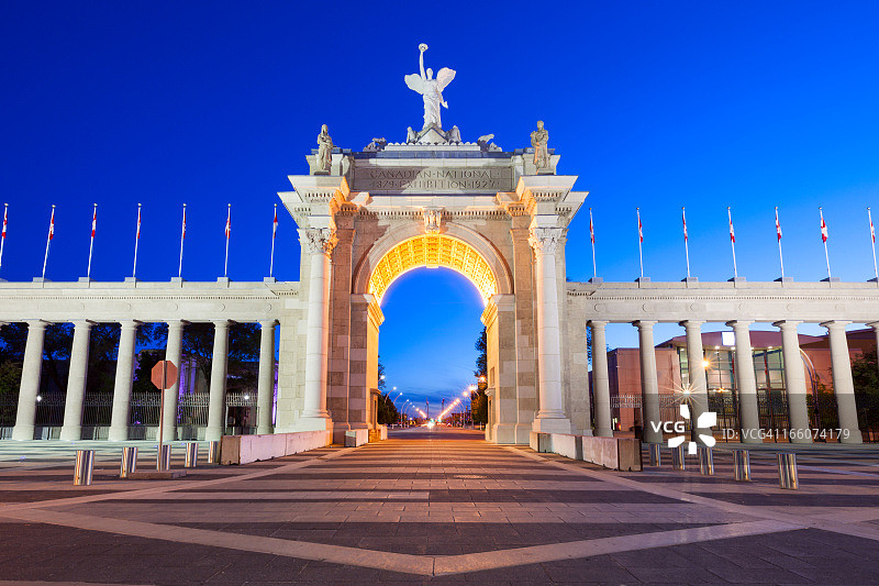 加拿大多伦多展览广场的王子门图片素材