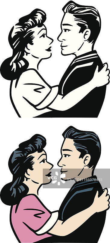 接吻情侣图片素材