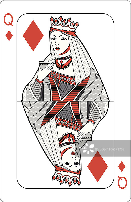 红桃皇后图片素材