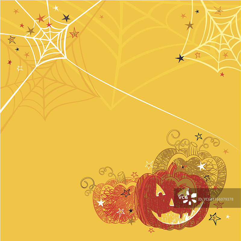 万圣节背景（涂鸦）图片素材