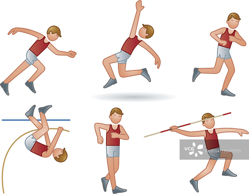 田径运动男子图片素材