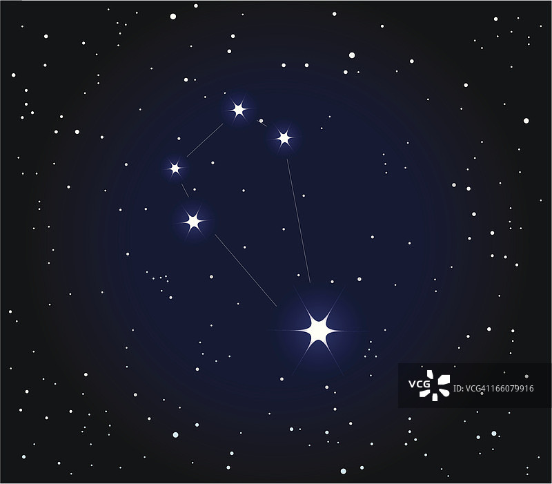 牧夫座星座图片素材