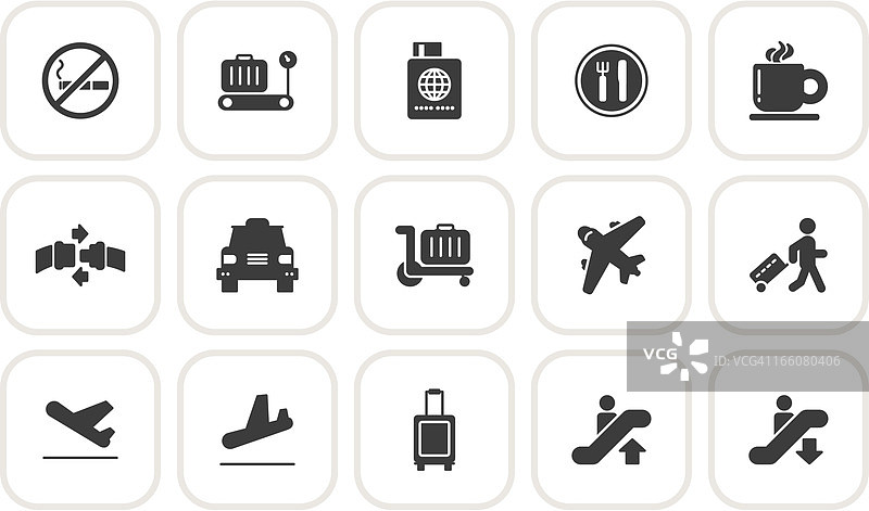 机场图标图片素材