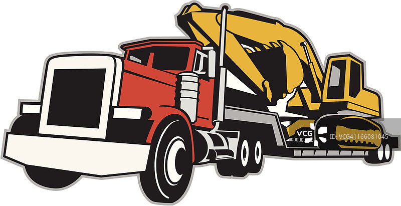 拖拉机挂车图片素材