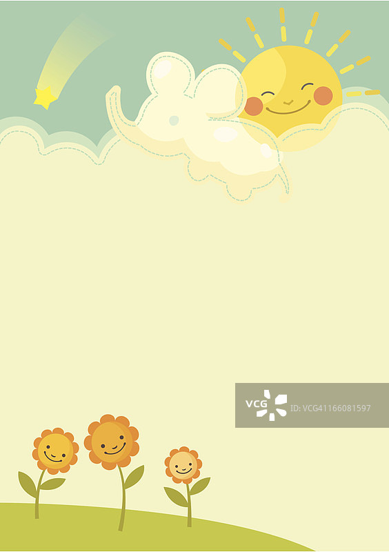 大象形状的云彩图片素材