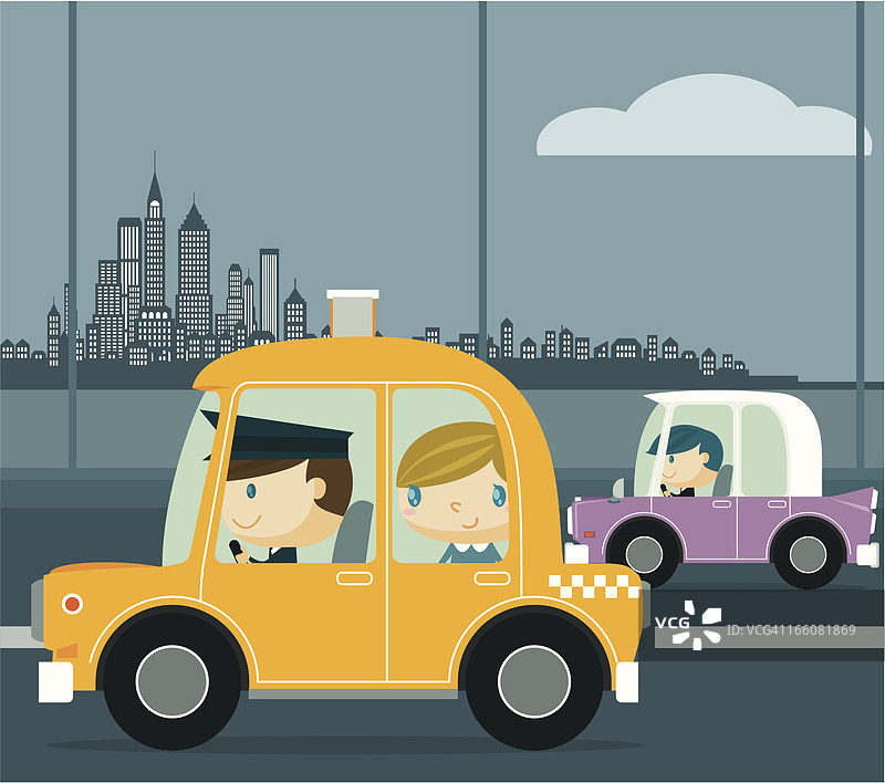 纽约出租车图片素材