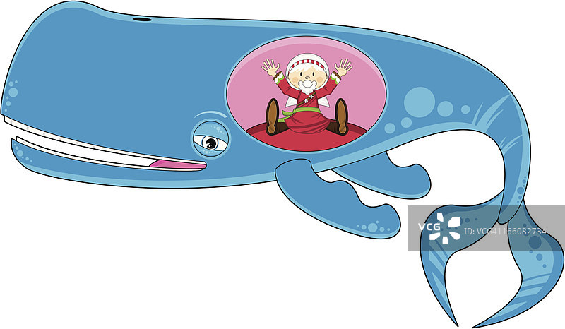 鲸鱼腹中的约拿图片素材