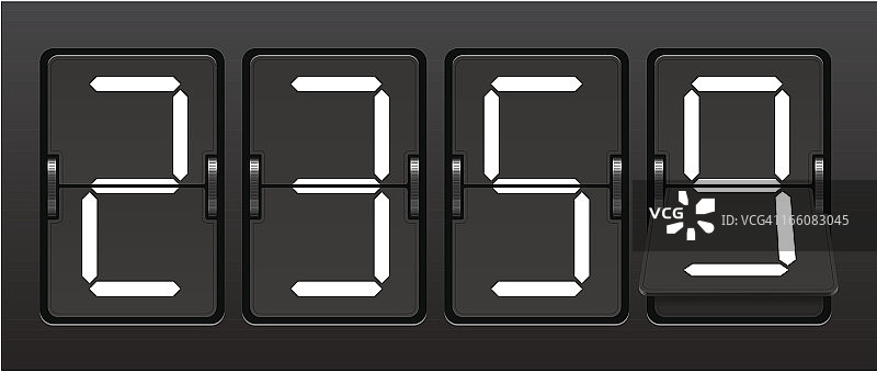 军用时间的数字倒计时钟图片素材