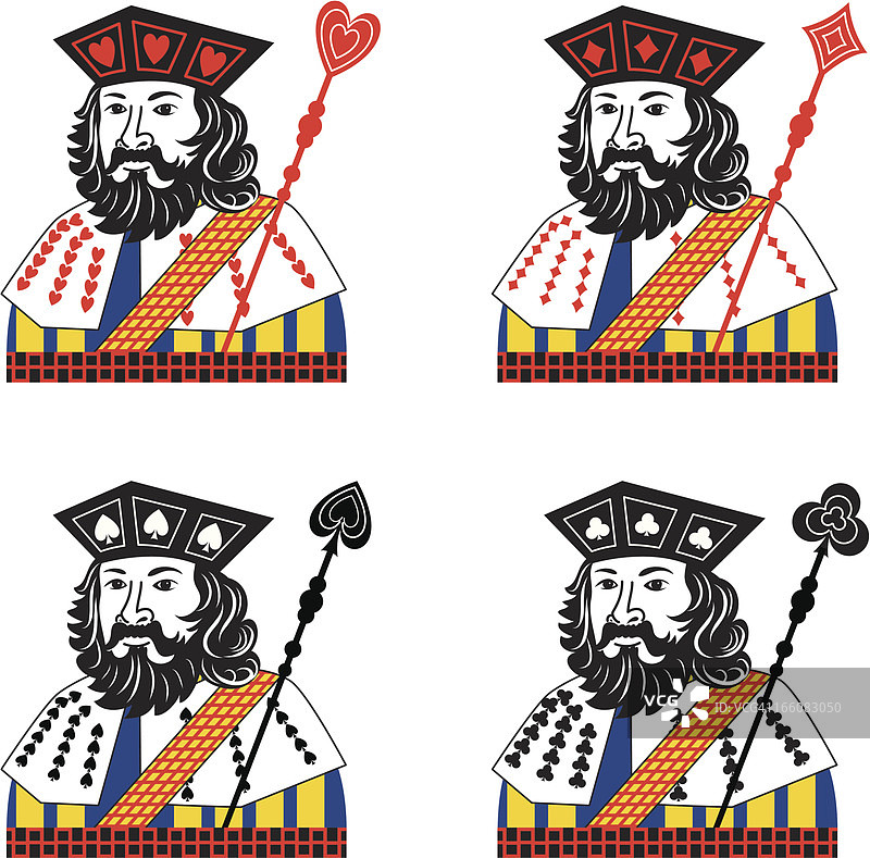 扑克牌J矢量图图片素材