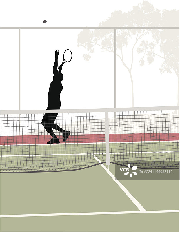 旋转发球矢量剪影图片素材