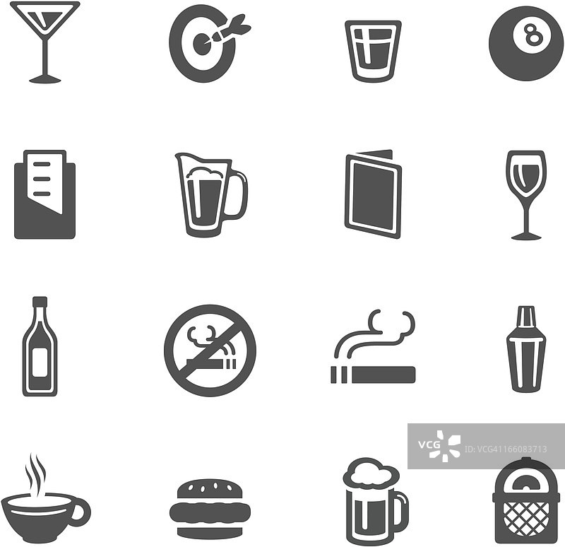 酒吧图标图片素材