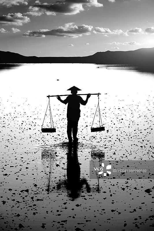 老商贩图片素材