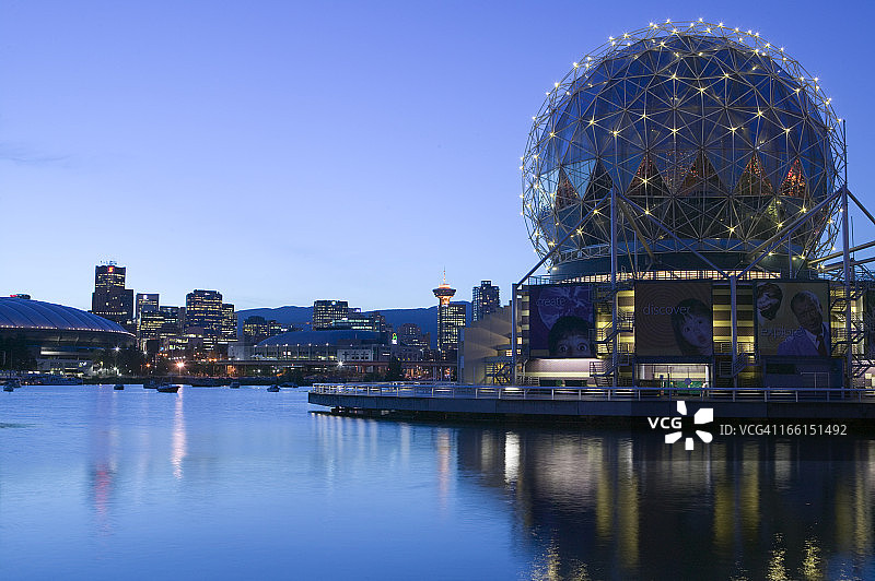 加拿大不列颠哥伦比亚省温哥华科学世界图片素材