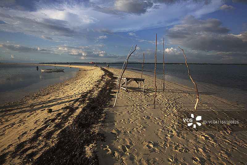 维尔京岛的日落时分图片素材