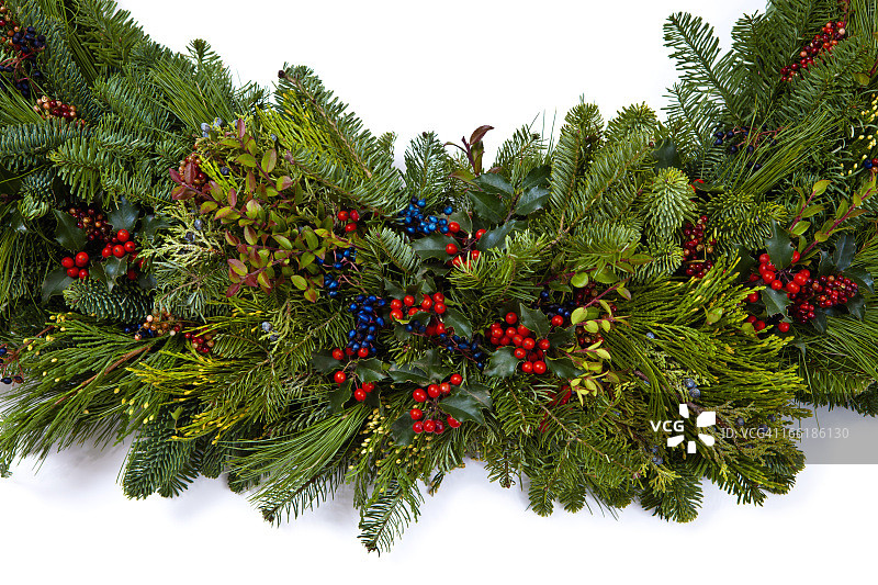 圣诞花环图片素材