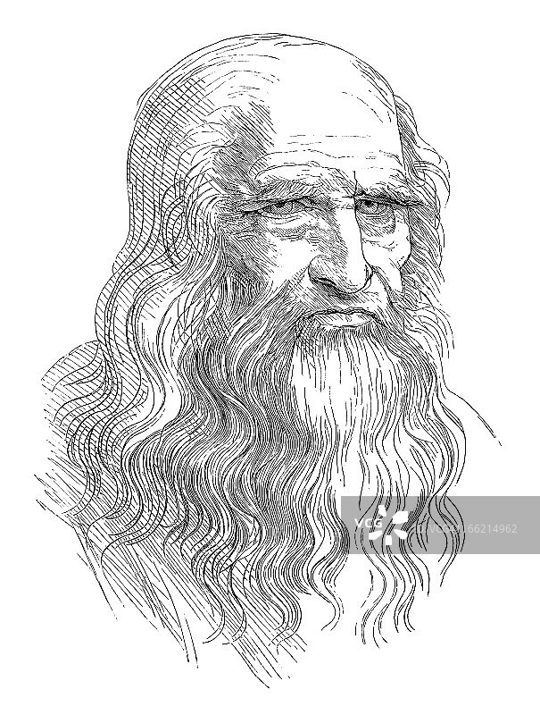 列奥纳多·达·芬奇图片素材