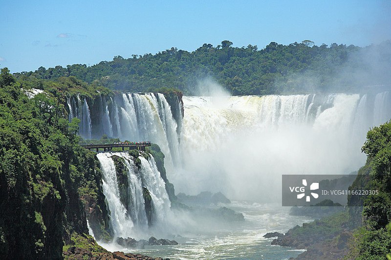 阿根廷伊瓜苏瀑布图片素材