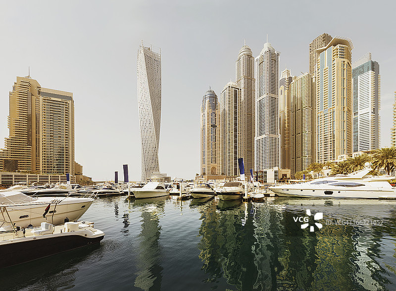 迪拜码头图片素材