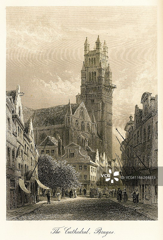 比利时布鲁日圣救主主教座堂图片素材