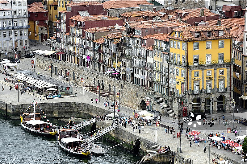 波尔图里贝拉历史街区的房屋图片素材