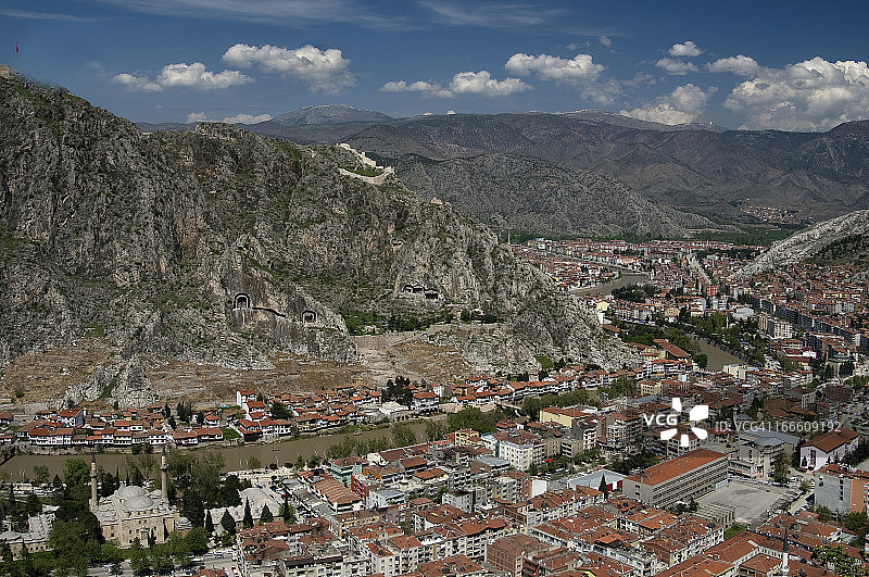 阿马西亚和耶希尔河图片素材