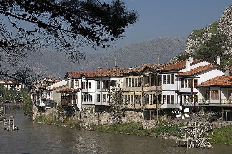 阿马西亚和耶希尔河图片素材