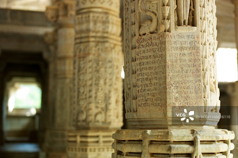 耆那教寺庙细节图片素材