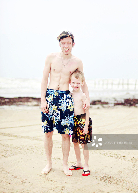 海滩一日图片素材