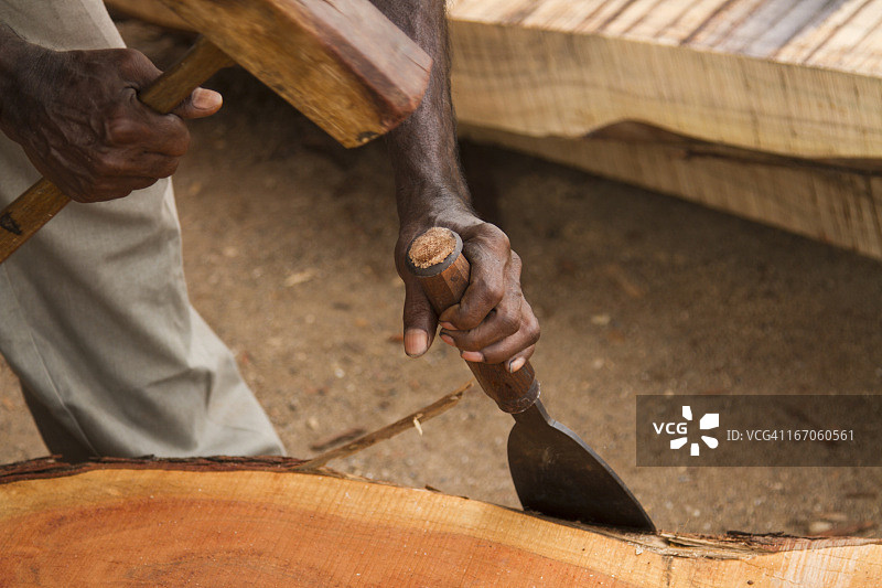 阿曼苏尔的造船厂图片素材