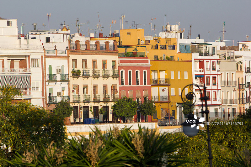 西班牙塞维利亚的特里亚纳图片素材