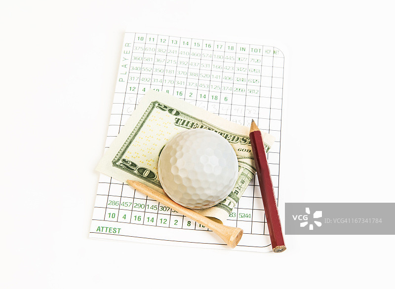 高尔夫赌注图片素材