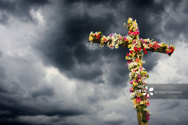 复活节十字架图片素材