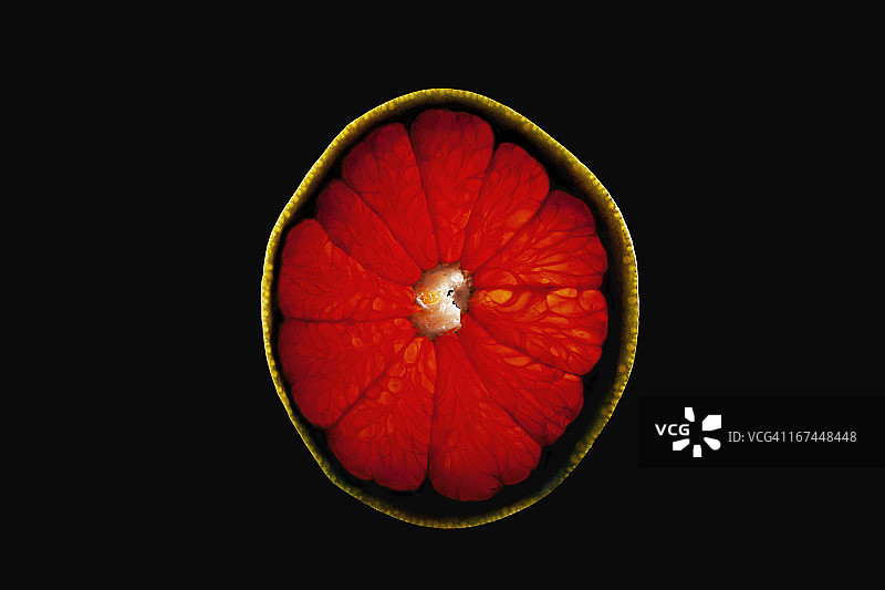 逆光葡萄柚棚拍图片素材