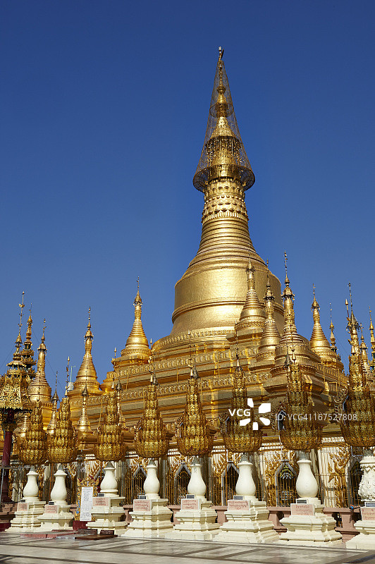 缅甸勃生佛教神殿图片素材