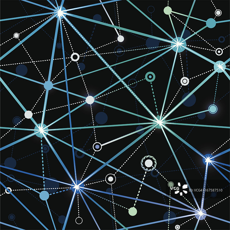 神经元网络无缝背景图片素材