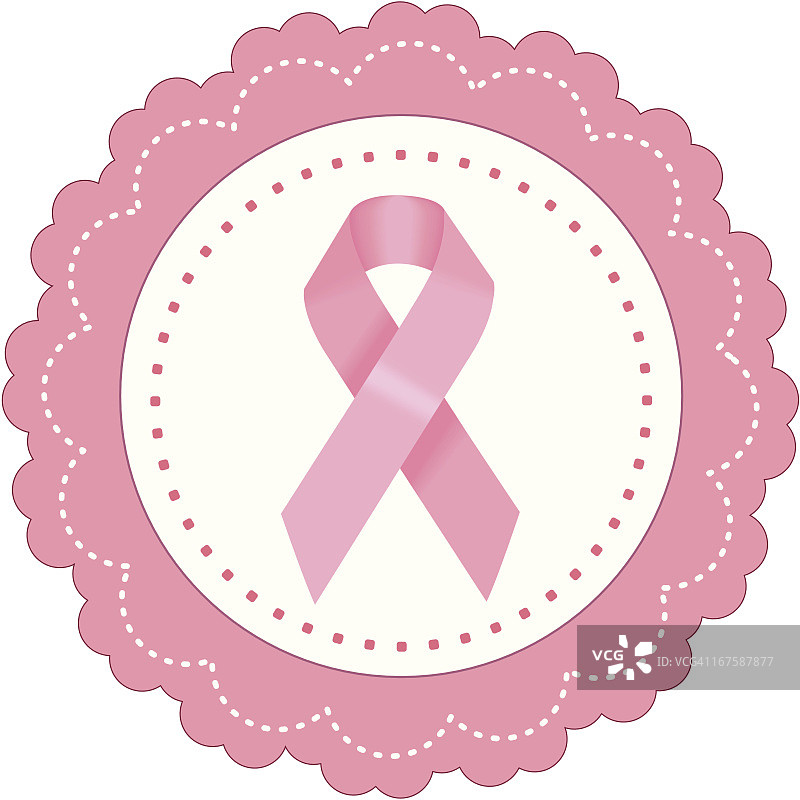 乳腺癌防治丝带图片素材