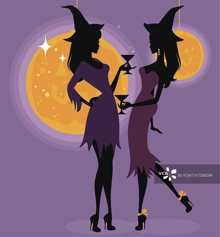 女巫派对图片素材