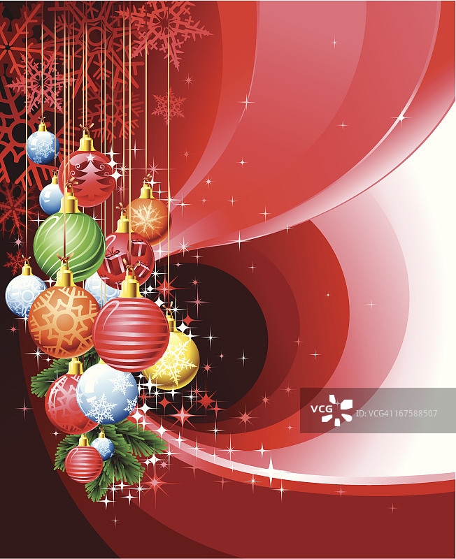 圣诞球背景图片素材