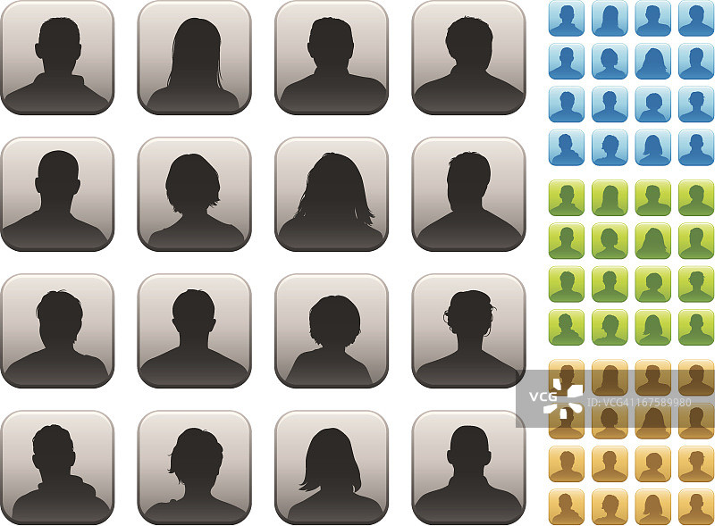 人物头像图标图片素材