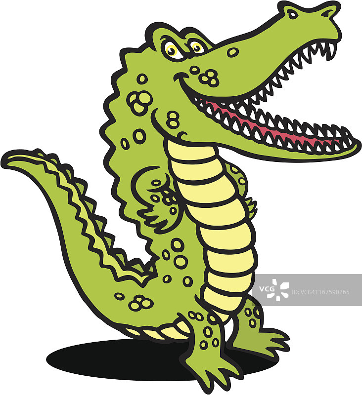 邪恶的鳄鱼图片素材