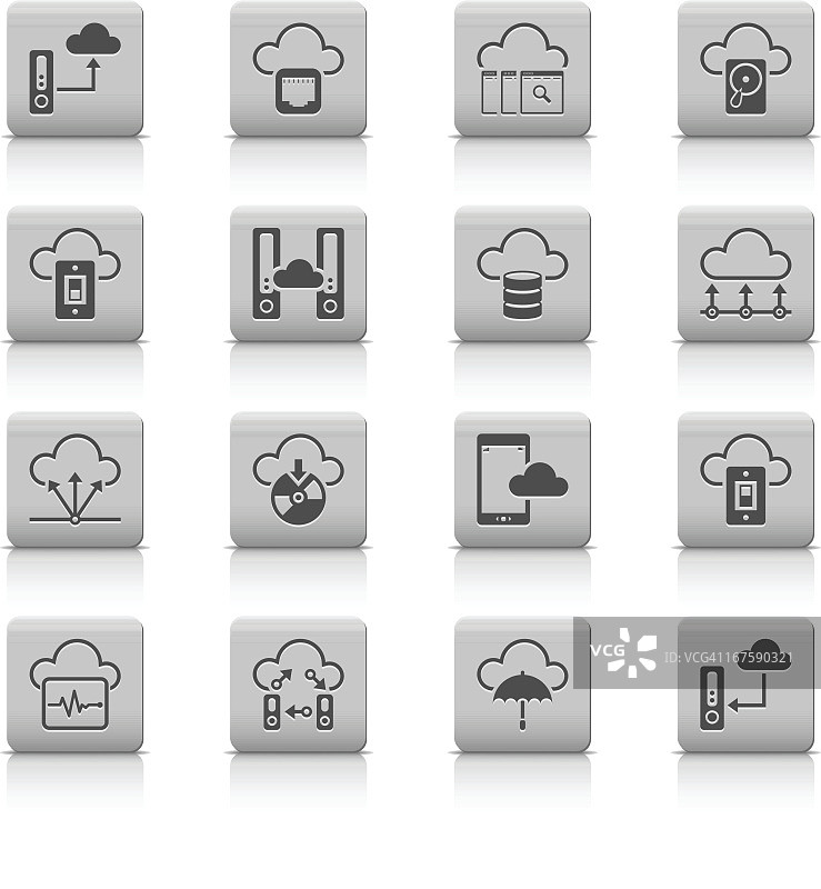 云计算图标图片素材