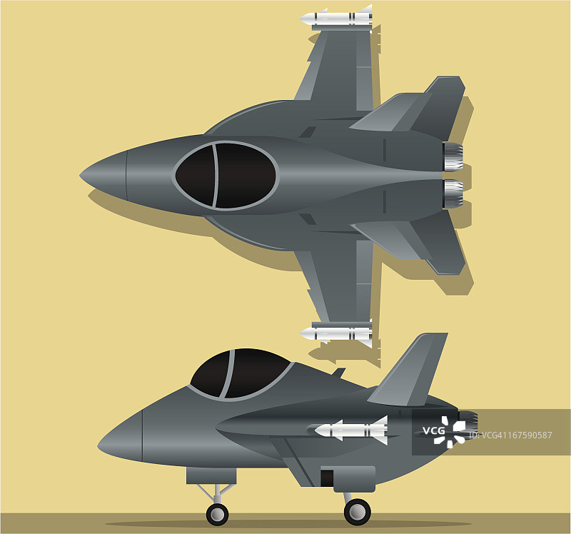 空军F-18战斗机图片素材